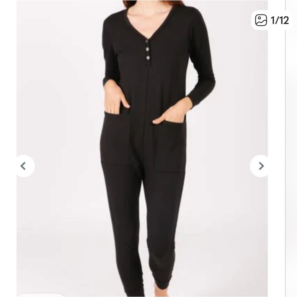 XS | Smash + Tess Wednesday Romper NWT | Midnight Black